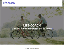 Tablet Screenshot of life-coach.be